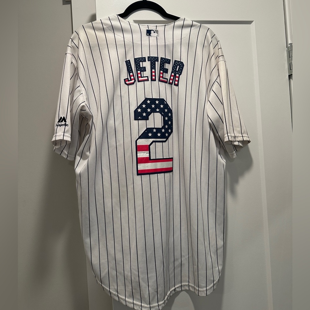 Derek Jeter American Flag Jersey